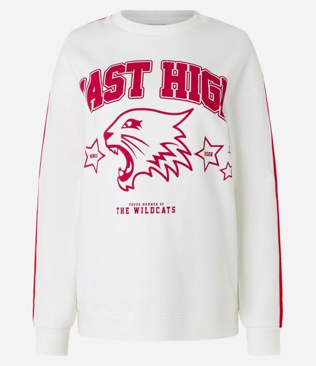 Algodón con Forro Fleece y Estampa East High 1
