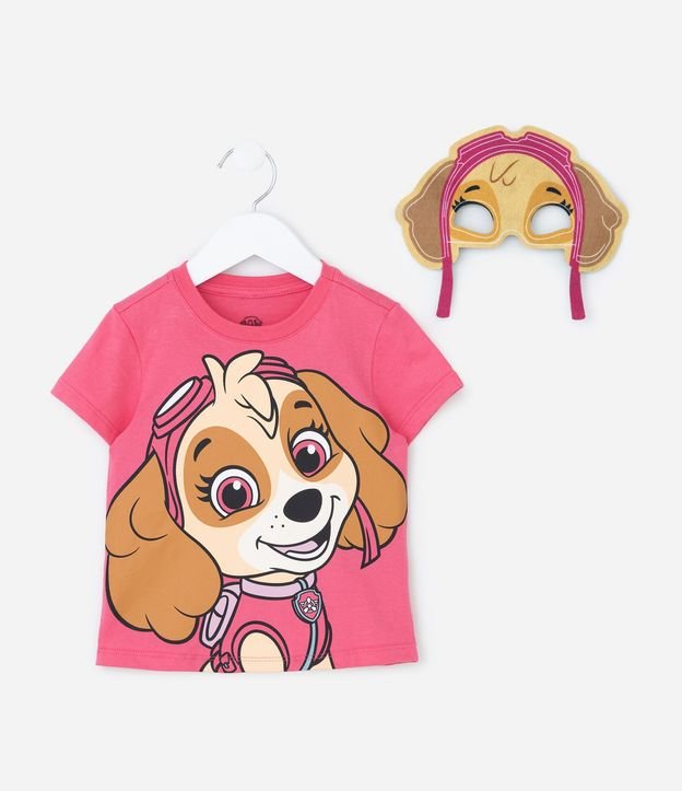 Remera Infantil con Estampa y Máscara Skye - Talle 1 a 6 años 3