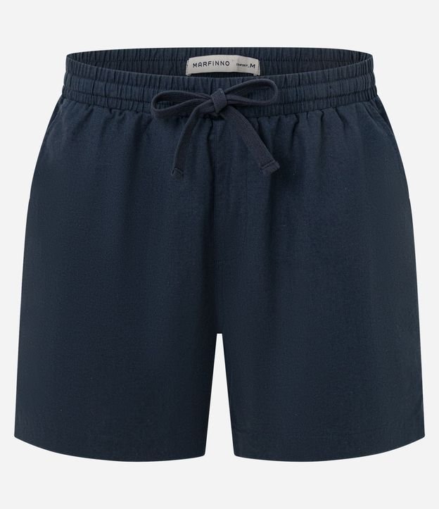 Bermuda en Algodón con Cintura Elástica y Bolsillos 7