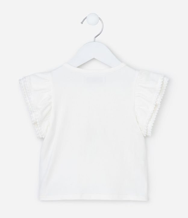 Blusa Infantil con Estampa de Playa y Lettering Summer Girl - Talle 1 a 6 años 3