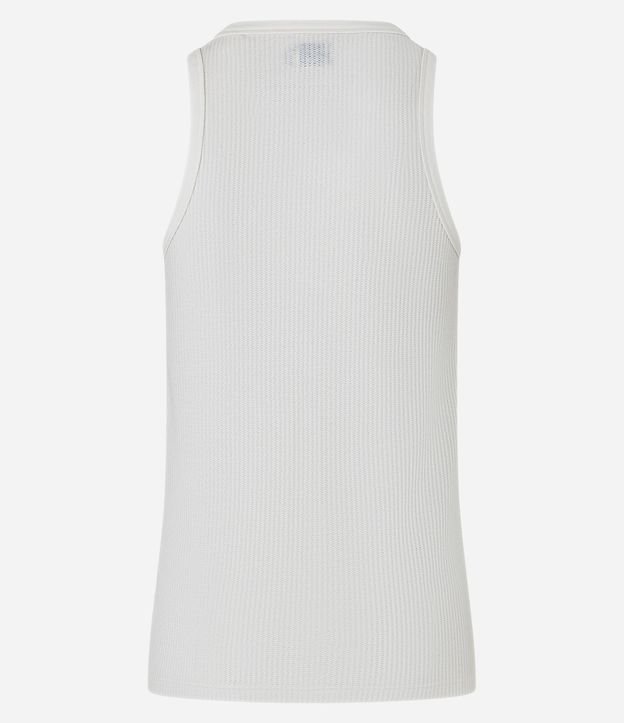 Musculosa Regular en Flamê con Textura 7