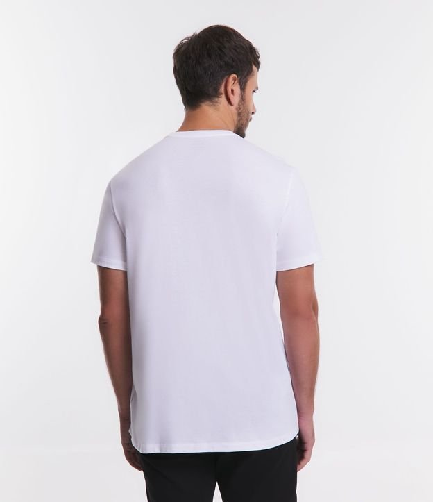 Remera Comfort en Algodón con Estampa de Brújula 3
