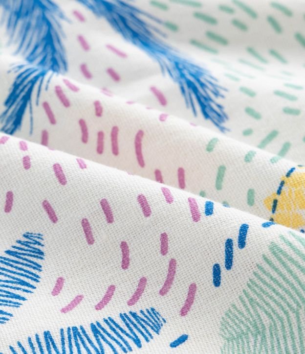 Mono Infantil en Viscolino con Estampa Tropical - Talle 5 a 14 años 4