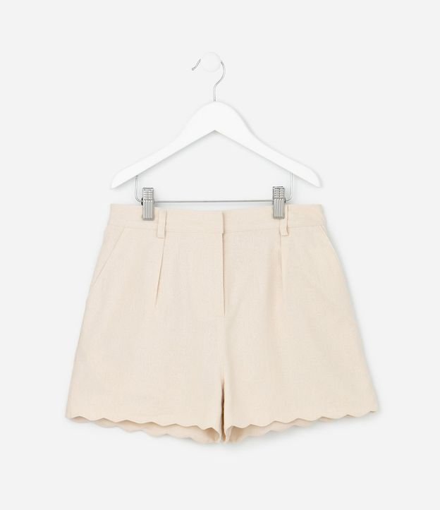 Short Sastre en Viscolino con Bajo Nube - Talle 5 a 14 años 2