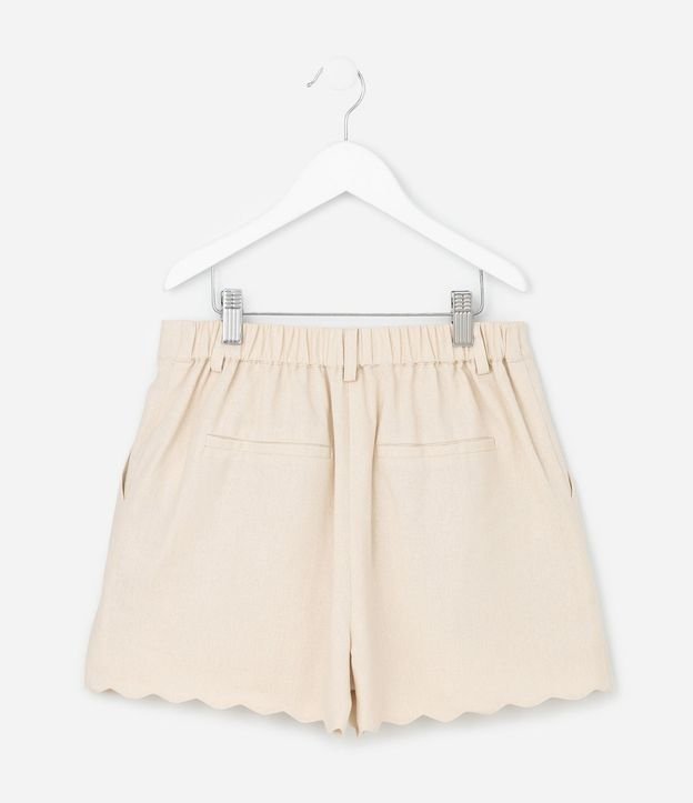 Short Sastre en Viscolino con Bajo Nube - Talle 5 a 14 años 3
