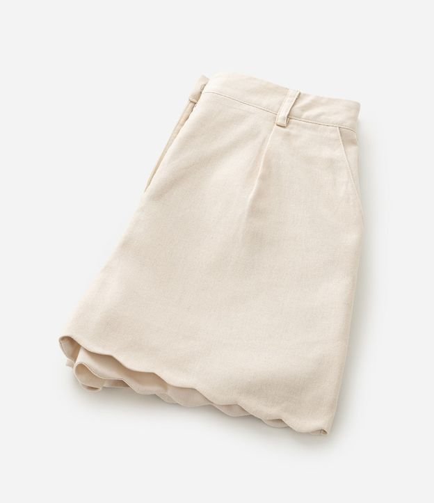 Short Sastre en Viscolino con Bajo Nube - Talle 5 a 14 años 5