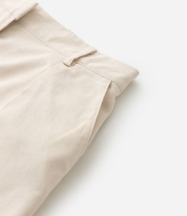 Short Sastre en Viscolino con Bajo Nube - Talle 5 a 14 años 8