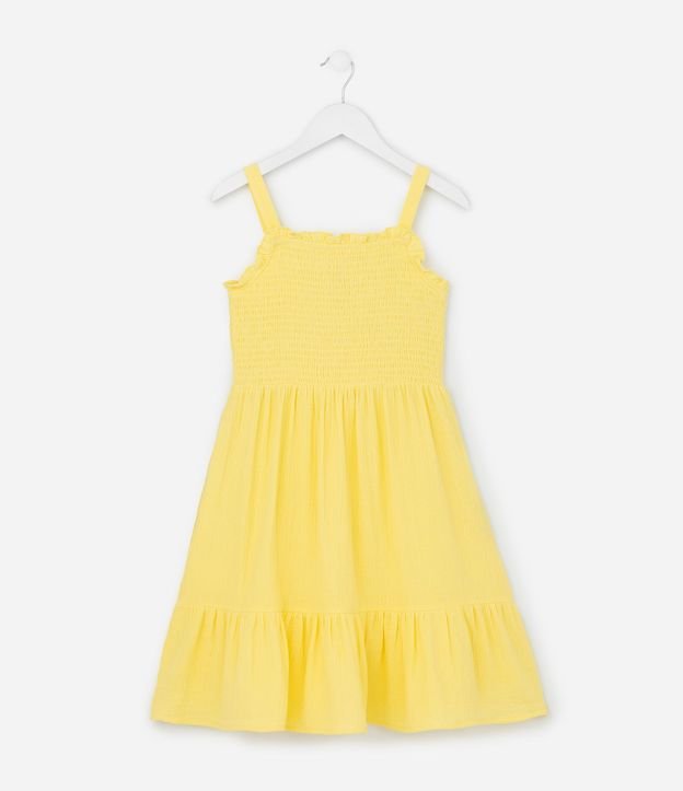 Vestido Infantil con Estampa Floral - Talle 5 a 14 años 2