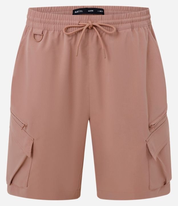 Bermuda Baggy con Bolsillo Cargo con Cremallera 5
