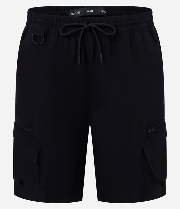 Bermuda Baggy con Bolsillo Cargo con Cremallera 5