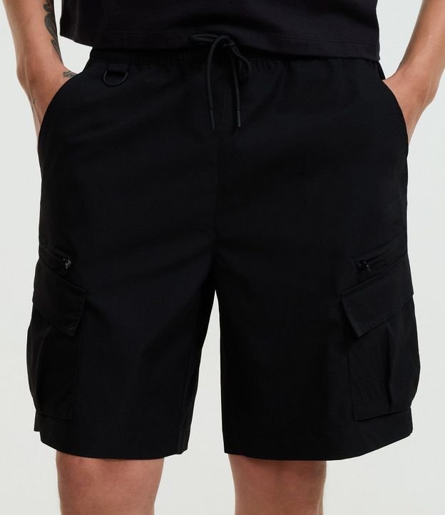 Bermuda Baggy con Bolsillo Cargo con Cremallera 2