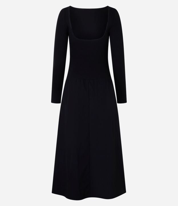 Vestido New Midi en Rib con Manga Larga 9
