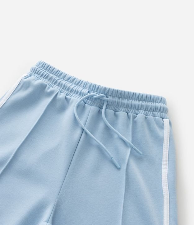 Pantalón Infantil Wide Leg con Raya Lateral - Tam  5 a  14 años 7