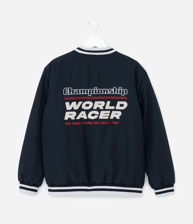 Campera Bomber Infantil con Recortes Contrastante - Talle 5 a 14 años 3
