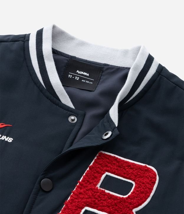 Campera Bomber Infantil con Recortes Contrastante - Talle 5 a 14 años 5