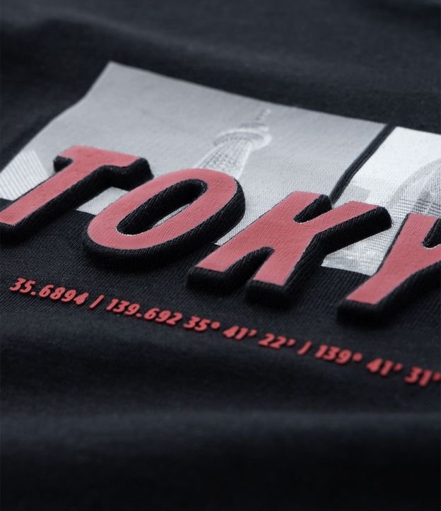 Remera Infantil con Estampa Relieve Tokyo - Talle 5 a 14 años 6