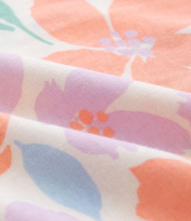 Vestido Infantil con Estampa Floral - Talle 5 a 14 años 4