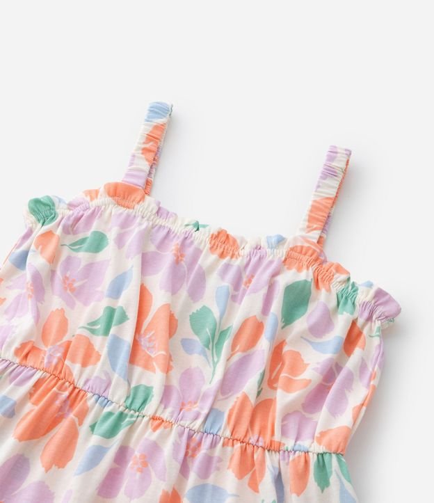 Vestido Infantil con Estampa Floral - Talle 5 a 14 años 7