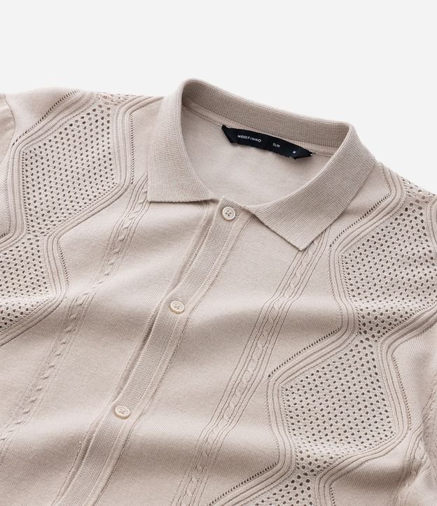 Camisa  em Viscosa con Texturizado Argyle 10