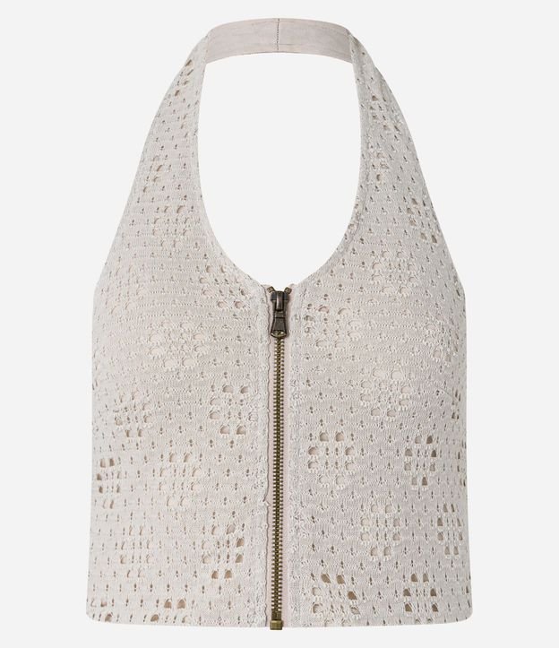 Blusa Texturizada Frente Única en Laise