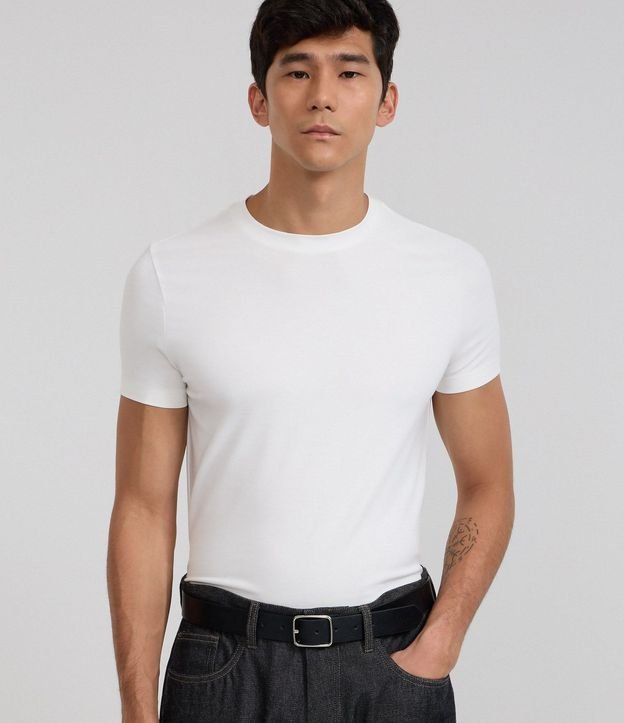 Remera Manga Corta Muscle en Media Malla