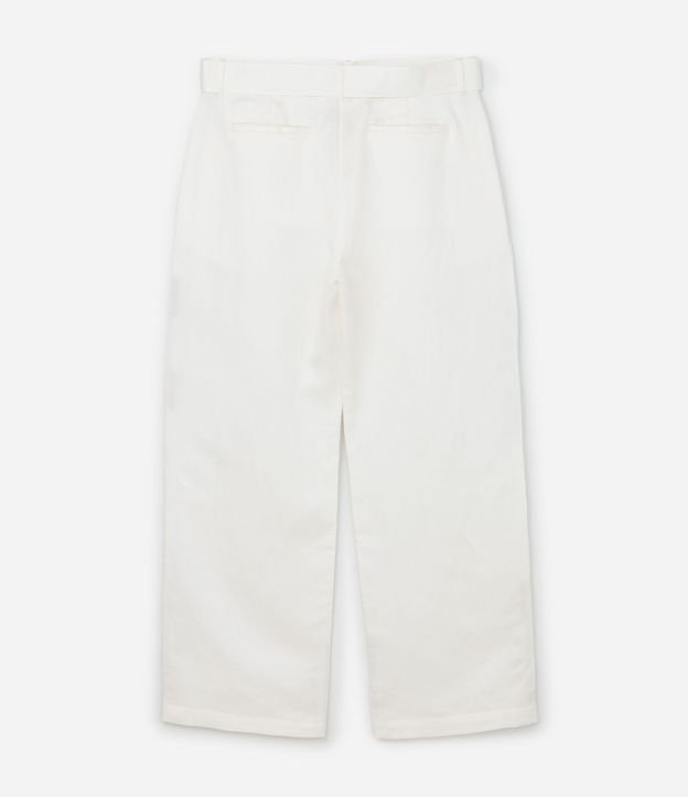 Pantalón Wide Leg en Liocel con Cinturón Sastre 2