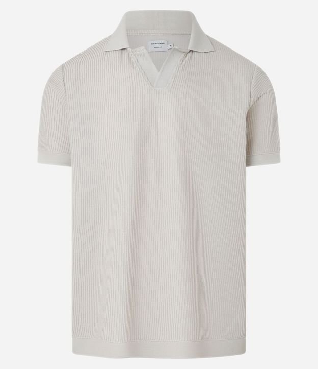 Camisa Polo Regular en Algodón con Textura 6