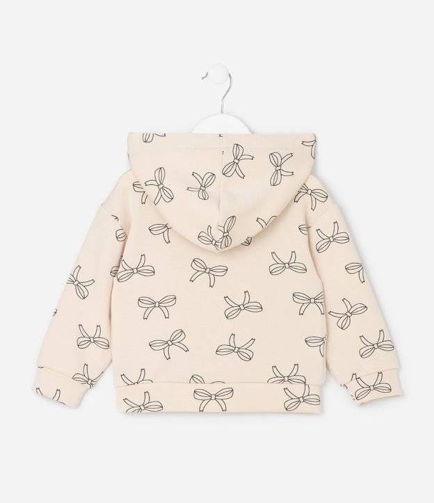 Campera Infantil em  Algodón con Estampa de Lazos - Talle 1 a 6 años 3