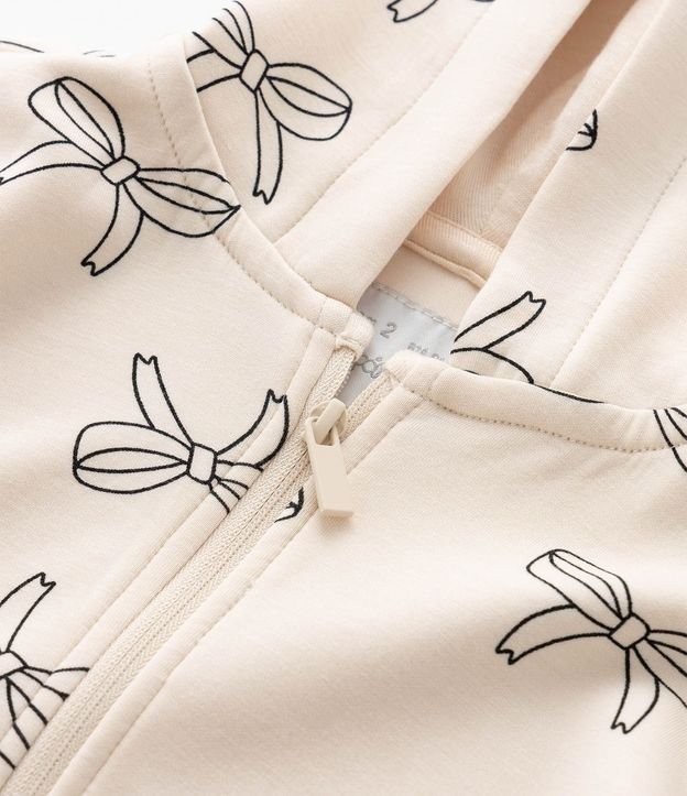 Campera Infantil em  Algodón con Estampa de Lazos - Talle 1 a 6 años 6