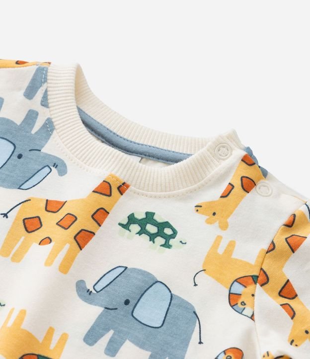 Conjunto Infantil con Estampa de Animalitos - Talle RN a 18 meses 11