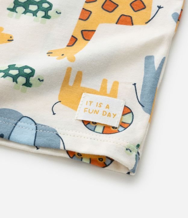 Conjunto Infantil con Estampa de Animalitos - Talle RN a 18 meses 8
