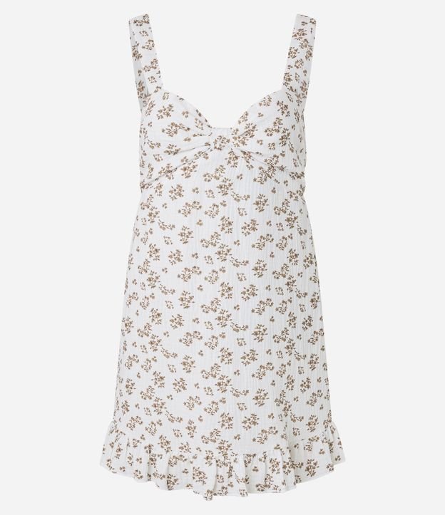 Vestido Godê corto en Algodón con Estampa Floral Liberty 5