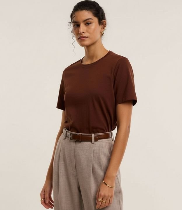 Remera T-Shirt en Algodón Básica 5