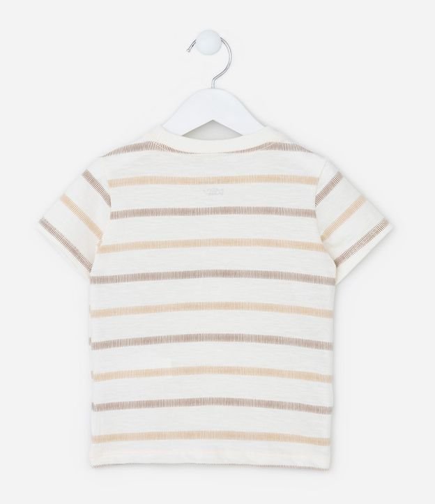 Remera Infantil con Estampa Rayada - Talle 1 a 6 años 3
