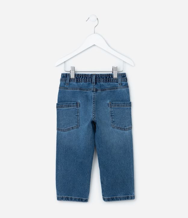 Pantalón Infantil en Jeans con Bolsillos Laterales - Talle 1 a 6 años 3