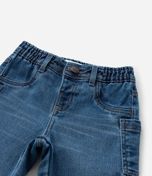 Pantalón Infantil en Jeans con Bolsillos Laterales - Talle 1 a 6 años 6