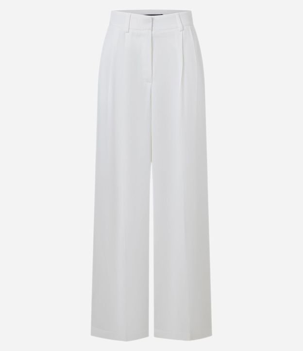 Pantalón Pantalona Sastre con Pliegues Delanteros 7