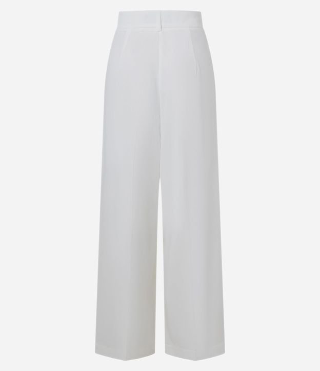 Pantalón Pantalona Sastre con Pliegues Delanteros 8