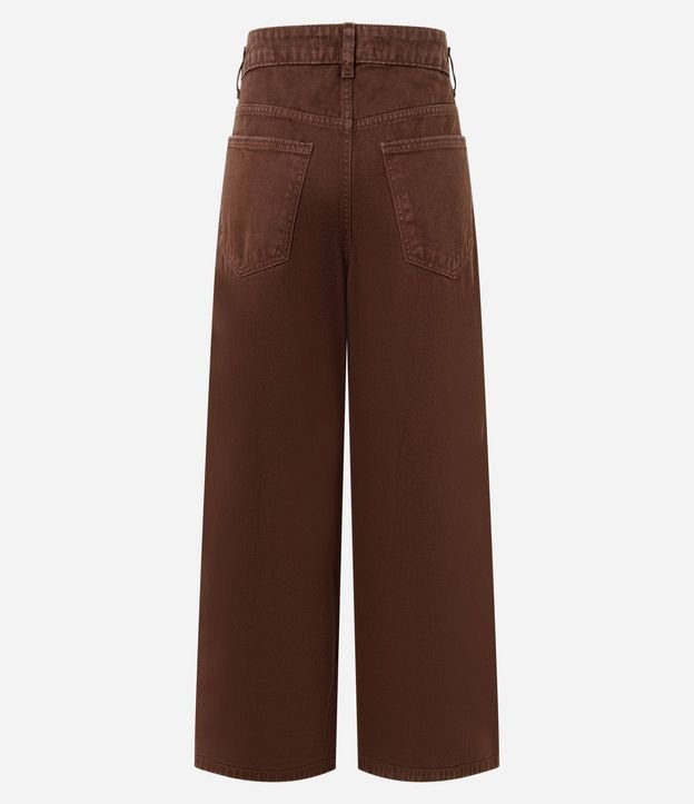 Pantalón Recto Loose en Sarga con Bolsillos 6