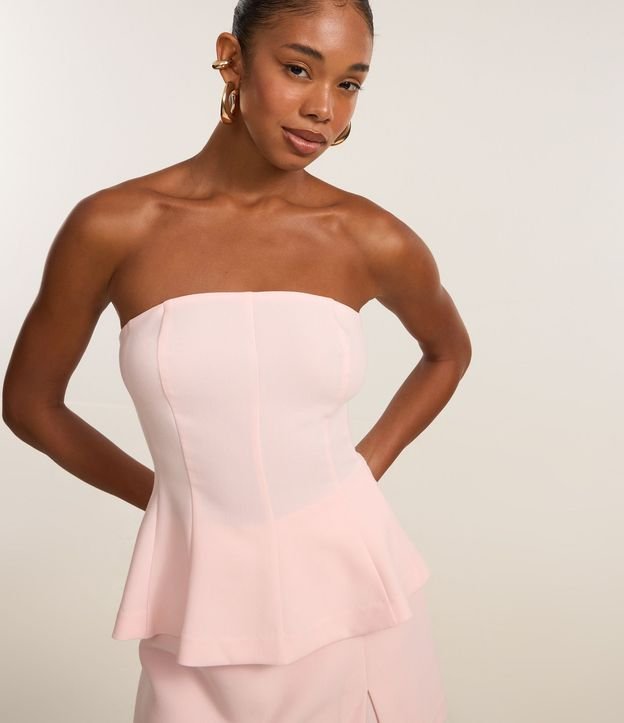Blusa Peplum en Viscosa Sastreria