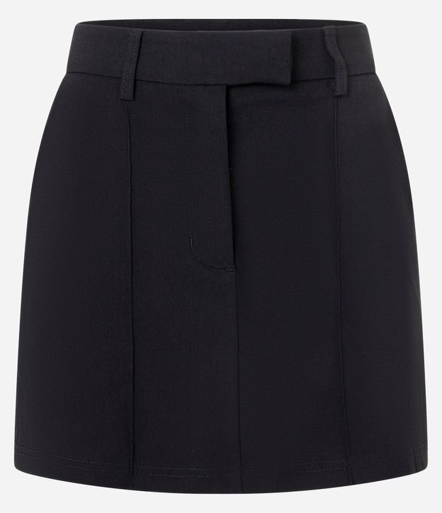 Short Pollera en Bengalina con Friso 5