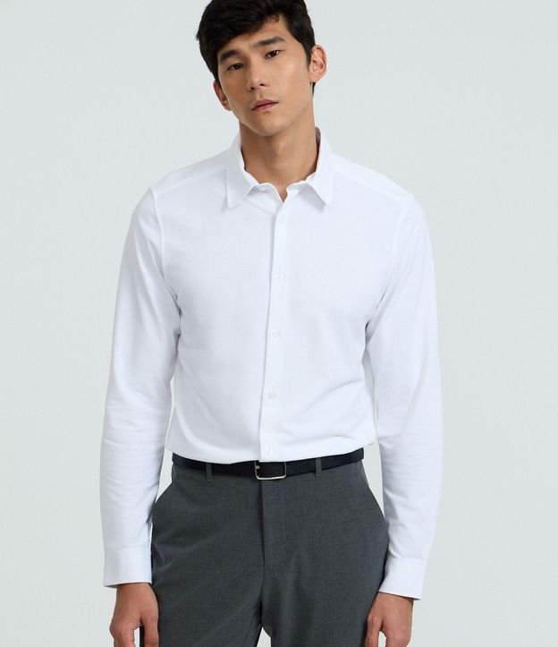 Camisa Slim Performance Easy Care Ultra Comodo