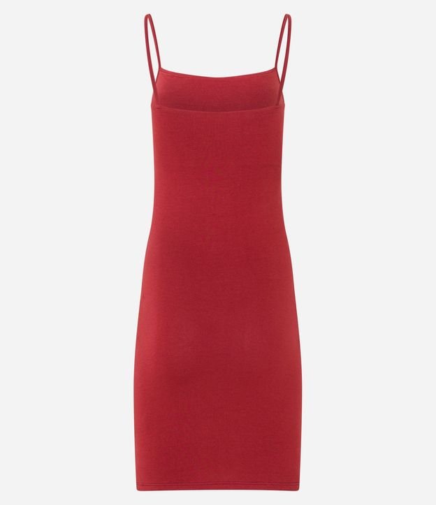 Vestido Corto en Algodón con Breteles Finos 8
