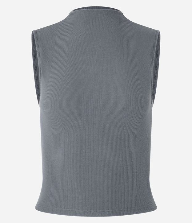 Blusa en Rib con Cuello Alto 5