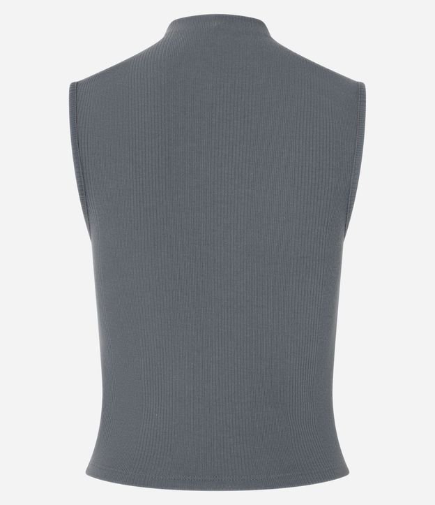 Blusa en Rib con Cuello Alto 7