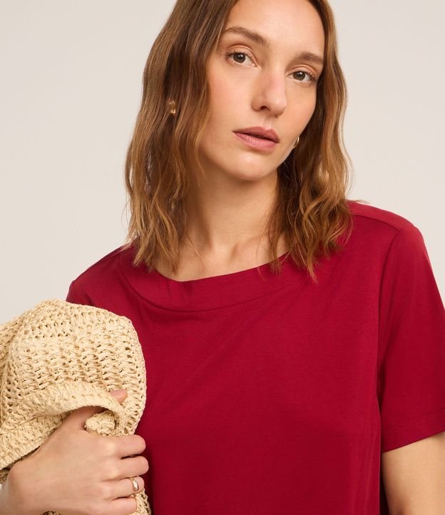 Vestido T-Shirt en Media Malla con Bolsillos 4