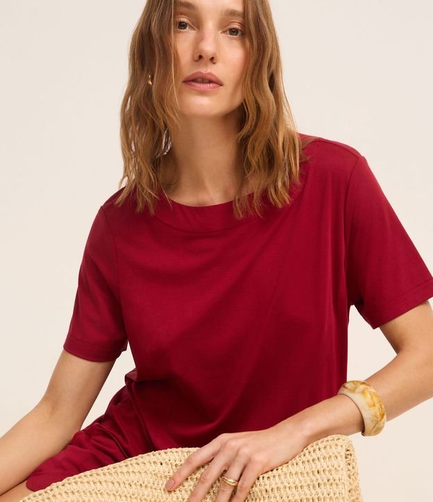 Vestido T-Shirt en Media Malla con Bolsillos 9