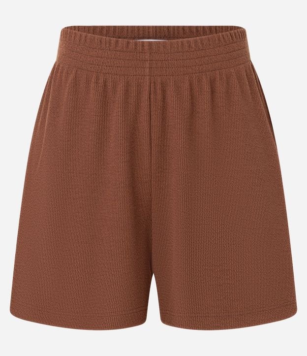 Short en Rib con Bolsillos Laterales 5