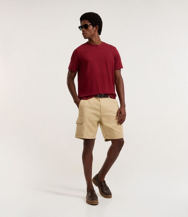 Remera Casual en Algodón con Cuello Redondo 3
