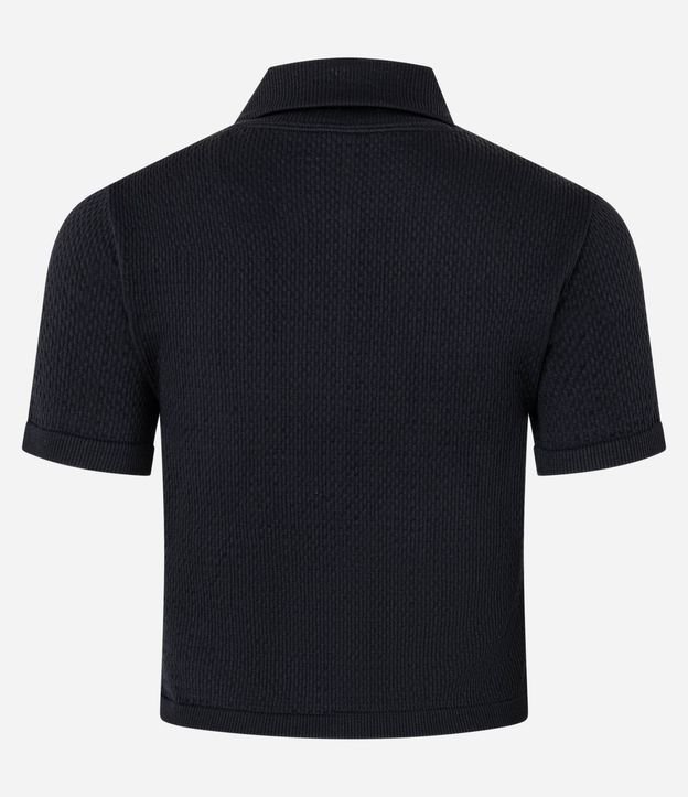 Blusa Polo con Cremallera en Seamless Texturizada 7